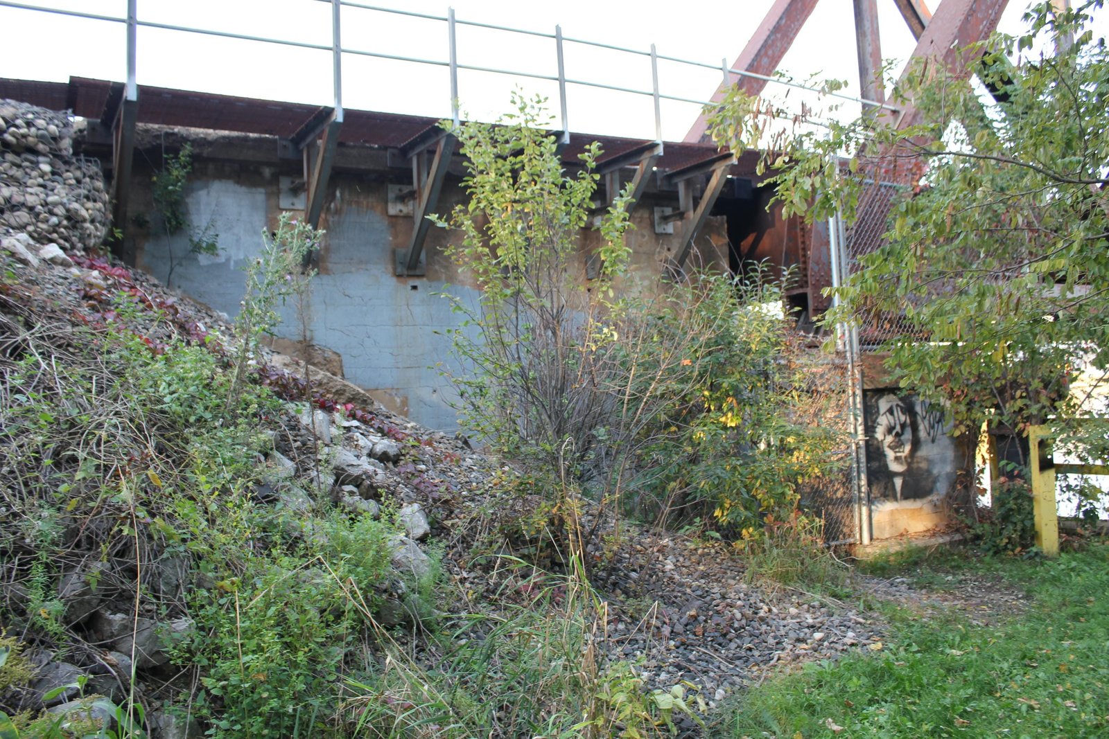 West abutment